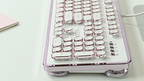 AZIO Retro Typewriter-Inspired Mechanical Keyboard