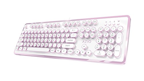 AZIO Retro Typewriter-Inspired Mechanical Keyboard