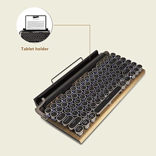 Adventurers Typewriter-Style Retro Mechanical Keyboard