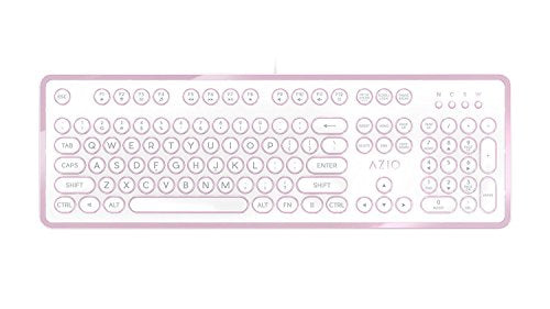 AZIO Retro Typewriter-Inspired Mechanical Keyboard