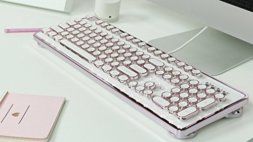 AZIO Retro Typewriter-Inspired Mechanical Keyboard