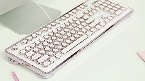 AZIO Retro Typewriter-Inspired Mechanical Keyboard
