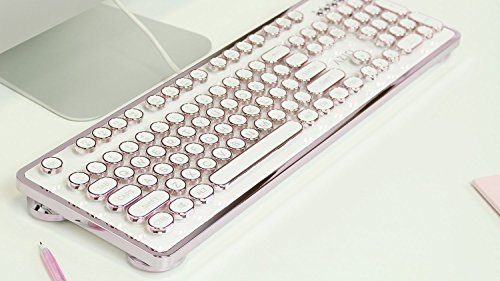 AZIO Retro Typewriter-Inspired Mechanical Keyboard