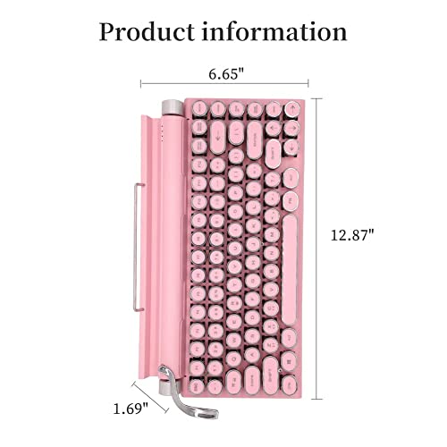 Adventurers Typewriter-Style Retro Mechanical Keyboard