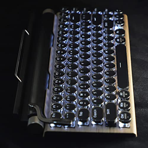 Adventurers Typewriter-Style Retro Mechanical Keyboard