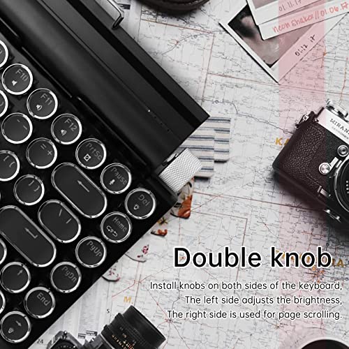 Adventurers Typewriter-Style Retro Mechanical Keyboard