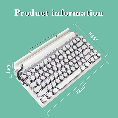 Adventurers Typewriter-Style Retro Mechanical Keyboard