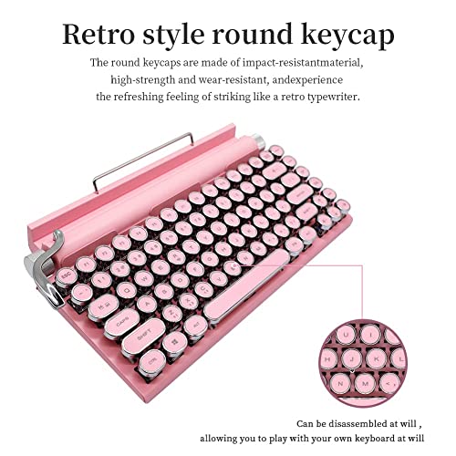 Adventurers Typewriter-Style Retro Mechanical Keyboard