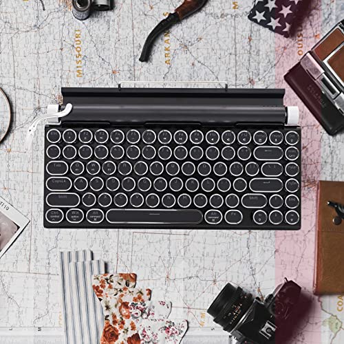 Adventurers Typewriter-Style Retro Mechanical Keyboard