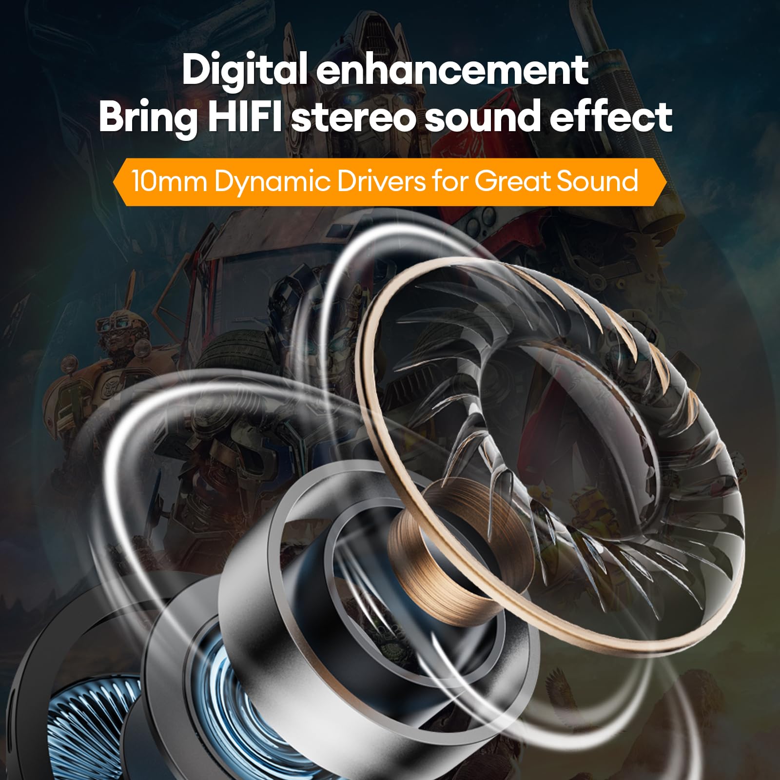 Transformers TF-T06 Wireless Earbuds