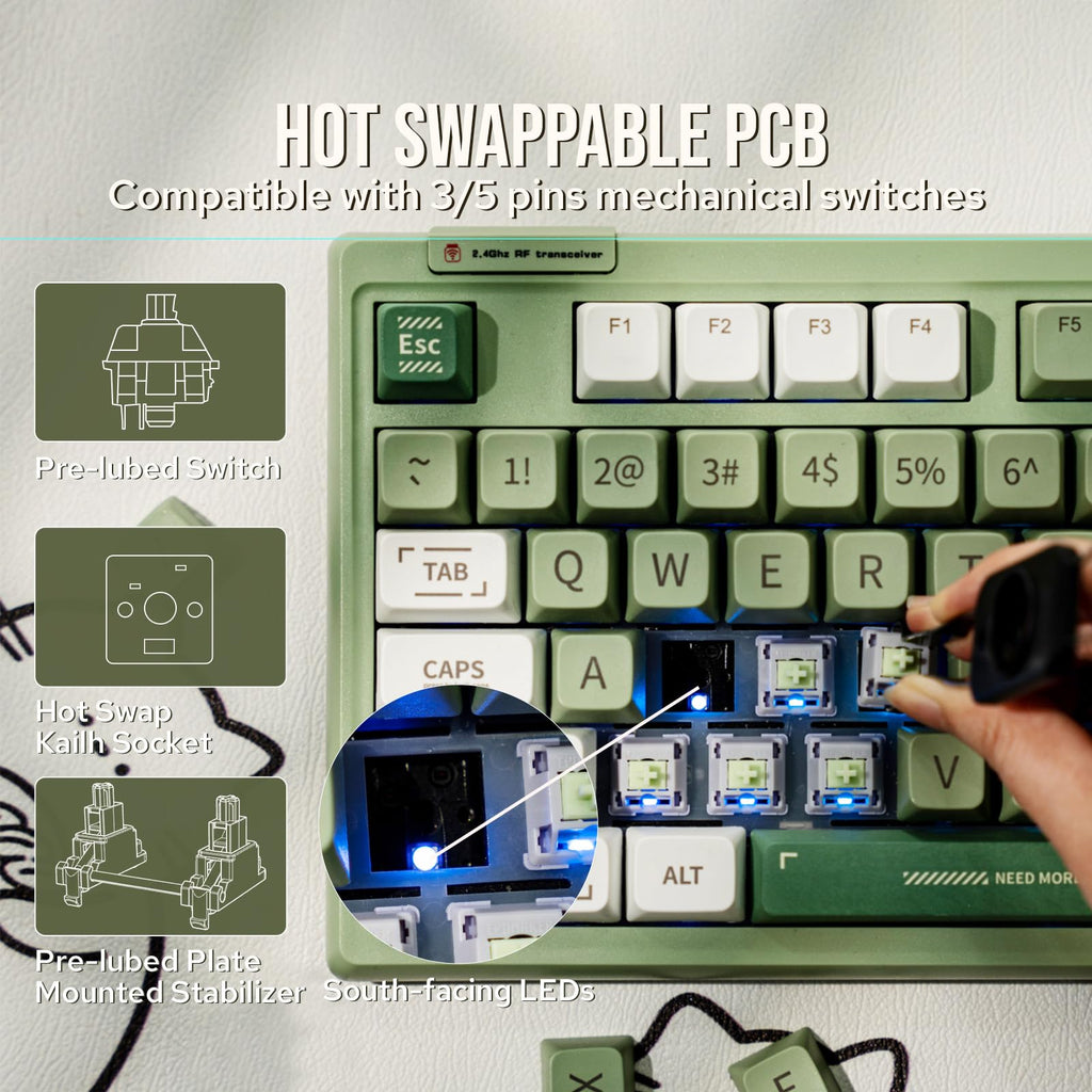 EPOMAKER RT100 97 Mechanical Keyboard