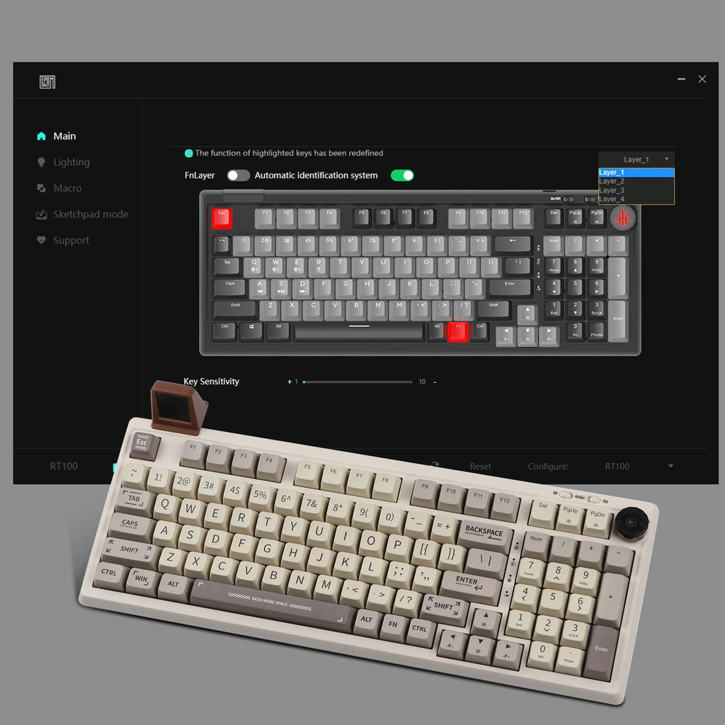 EPOMAKER RT100 97 Mechanical Keyboard
