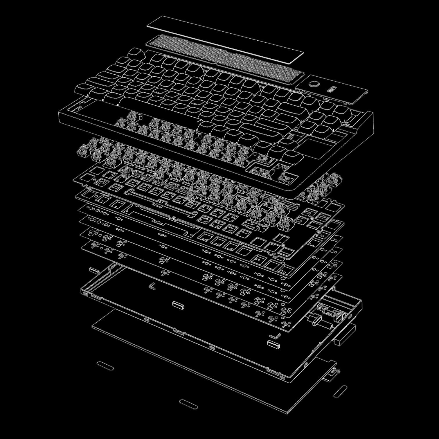 EPOMAKER DynaTab 75X Wireless Gaming Keyboard