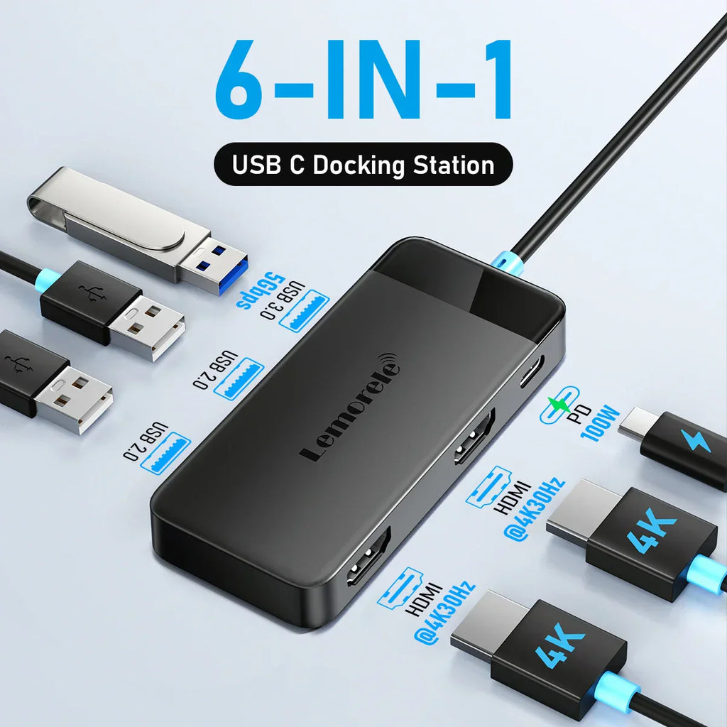 Lemorele TC122 USB C HUB
