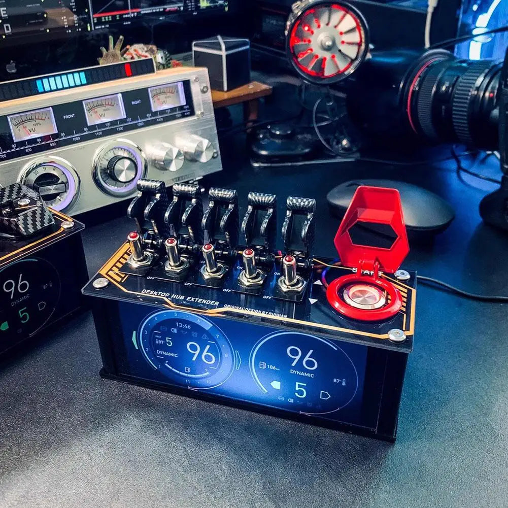 Retro USB Block Hub Docking Station