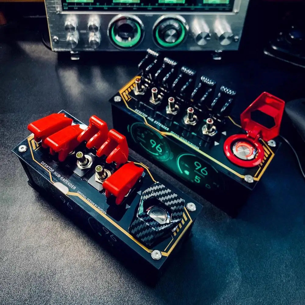 Retro USB Block Hub Docking Station