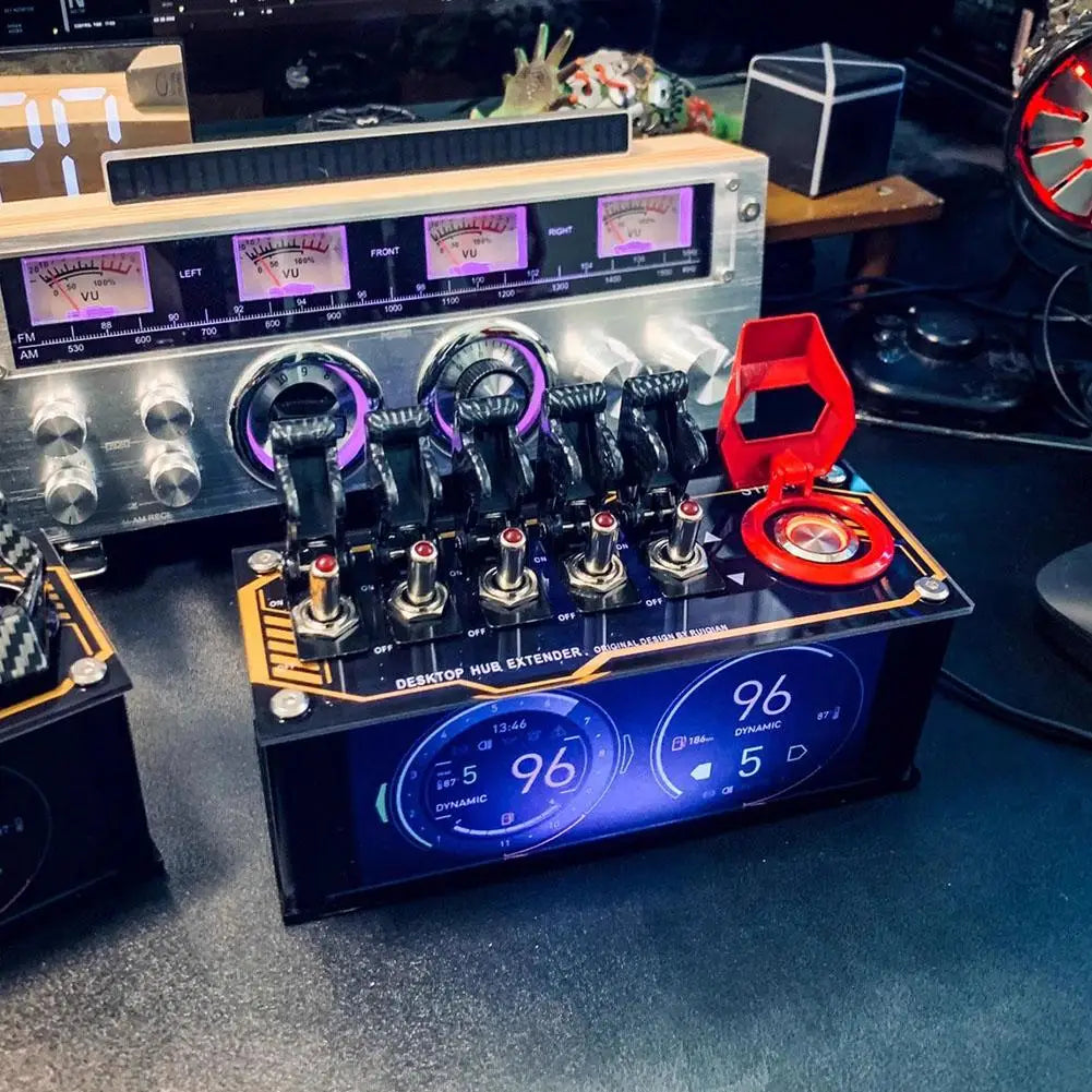 Retro USB Block Hub Docking Station